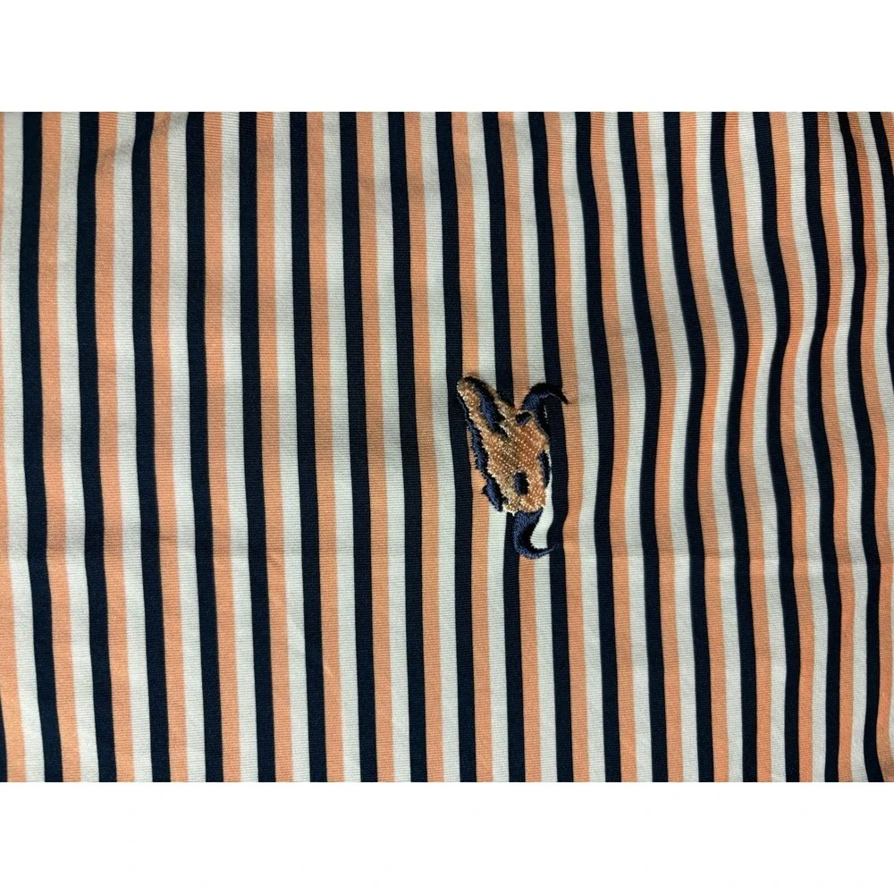 Ralph Lauren RLX Performance Polo Shirt Mens XL Stripe Golf Wicking